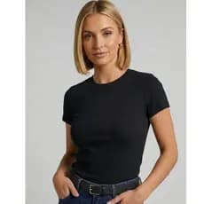 Blusinha Canelada Básica - Envio Imendiato