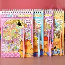 Adesivos 3d Miniatura Cenário De Paisagismo Kawaii Fofo DIY Scrapbooking-CAPIVARA