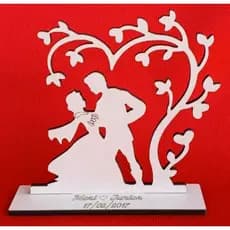 30 lembrancinhas casamento encontro de casais mdf personalizadas com nome e data