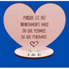 30 lembrancinhas centro de mesa casamento noivado em mdf