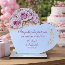 Lembrancinha Aniversário Personalizada Feminina Luxo