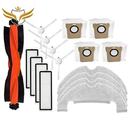 1Set Acessórios De Substituição Adaptado Para Xiaomi X10/B102GL Aspirador De Robô Escova Lateral Principal Panos De Esfregão Com Filtro HEPA Sacos De Pó Peças De Reposição