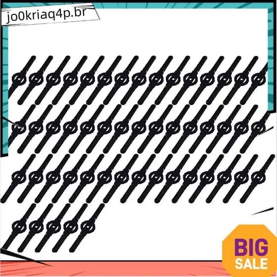 50Pcs Lâminas De Cortador De Grama De Plástico Sem Fio Acessórios Para Jardim