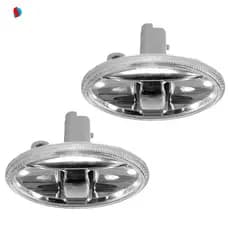 Fender 2Pcs Luzes Laterais Do Pára-Lamas Carro Para Citroen C2 Elysee Picasso Peugeot 307 206