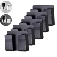 Kit 5 Suporte Multiuso De Celular Para Cabeceira Cama Parede Preto