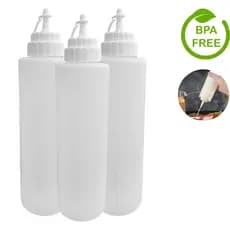 Kit 3 Bisnaga Profissional 1l Confeiteiro Molhos Bpa Free
