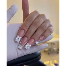 kit pingente de laço nails unha
