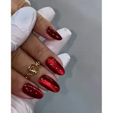 esmalte magnético vermelho maçã do amor