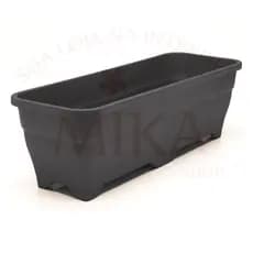 Kit 10 Vaso Jardineira Floreira Plástico Jardim Vertical 47 cm de 8 Litros Para Decoração de Casa