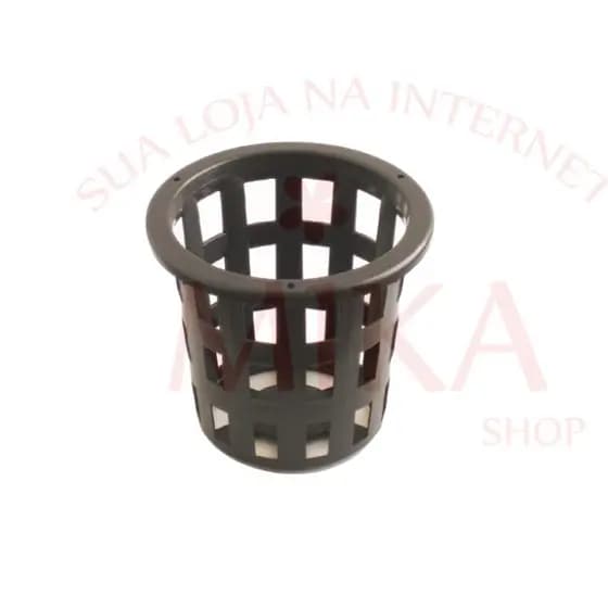 Kit 10 Vaso Plastico Vazados Pote 10 Preto Decoração de Casa e Jardinagem Cactos Suculentas Mudas