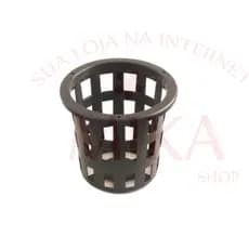 Kit 10 Vaso Plastico Vazados Pote 10 Preto Decoração de Casa e Jardinagem Cactos Suculentas Mudas