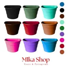 Kit 5 Vasos de Parede 3L Decoração para Casa Arandela Jardim Vertical Para Suculentas Flores