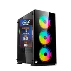 Computador Gamer 2Eletro RGB, Intel Core i7, 16GB RAM, SSD 1TB, Fonte 500W - PG2E-1007RG