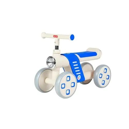 Bicicleta Infantil Equilibrio Quatro Rodas Azul Estavel Desenvolvimento Motricidade