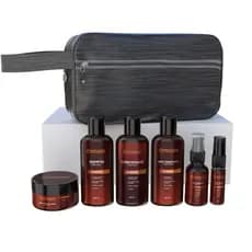 Kit Barba Completo Necessaire Shampoo Condicionador Balm Óleo Hidratante Masculino Creme Colônia