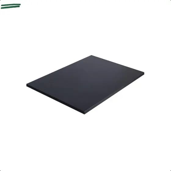 1 Prateleira Preta 50X35 Tampo Tabua Mdf  Organizadora Decoração Cozinha Quarto Banheiro Sala