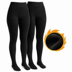 Kit 2 Calças Térmica Feminina Roupa De Frio Intenso Segunda Pele Conforto Respirável Resistente