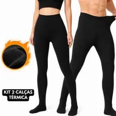 Calça Térmica Segunda Pele Feminina Masculina Roupa Frio Intenso Inverno Flanelada Confortável P ao GG