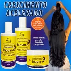 Kit Crescimento Acelerado Força de Cavalo Shampoo Condicionador e Máscara para Tratamento Capilar