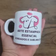 Mini Caneca Personalizada 100ml com Foto Frase Nome Logo Presente Casal Mães Pais Brinde Corporativo Cerâmica