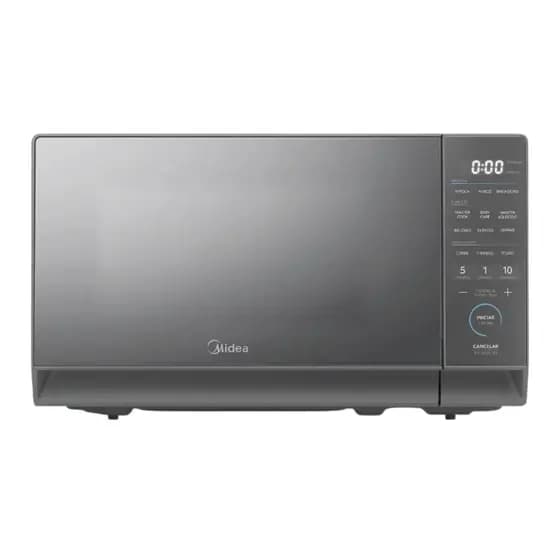 Micro-ondas Prata Midea 20 Litros 127V Aquecimento Rápido Praticidade