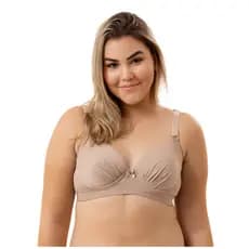 sutiã plus Reforçado Sustentação Microfibra Reforçado Premium Com Bojo e Com Aro Plus size