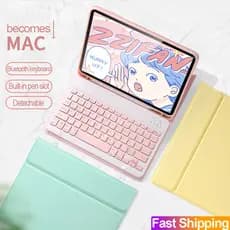 Capa De Teclado Para iPad 5ª 6ª 7ª 8ª 9ª 10ª Geração 11A16 air 2 3 4 5 Pro 11 mini 1 2 3 4 5 6 7