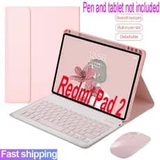 Capa Com Teclado Para xiaomi Redmi pad 2 11'2025 Magnético Destacável Sem Fio Bluetooth Mouse Invólucro