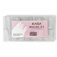 Molde F1 Ápice Natural Kaisa 0,00mm - Caixa com 150 unidades - Alongamento de Unhas Profissiona