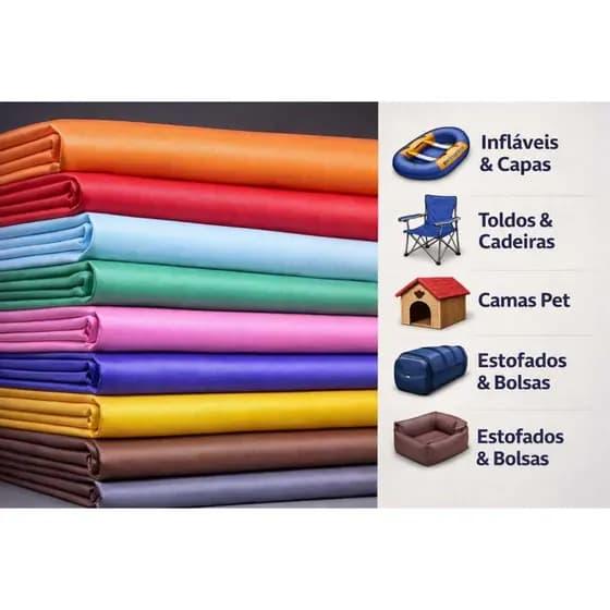 1 metro de Bagum, Napa com 1,40 cm de largura, impermeável ideal para bolsas, mochilas e decorações.