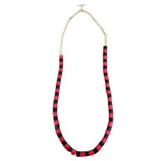 Colar De Exu Vermelho E Preto 28cm - Unidade Vermelho E Preto