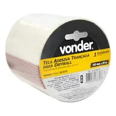 Fita Telada Trançada Drywall 100mm X 20m Vonder
