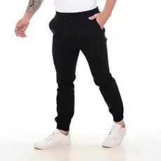Calças Jogger Jeans Camuflada Masculina Com Punho Elástico