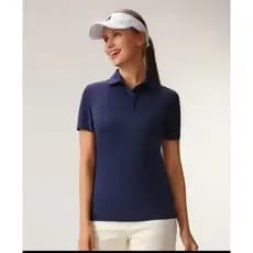 Camisa Polo Feminina Baby Look Piquet