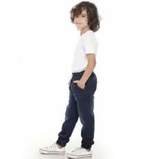 Calça Jogger Infantil Com Punho Elástico De Ótima Qualidade