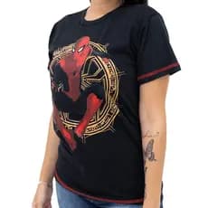 Camiseta Piticas - Homem Aranha Doutor Estranho Dupla Face