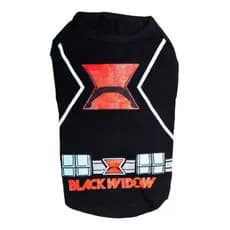 Camiseta Pitipets Pets - Viúva Negra Marvel