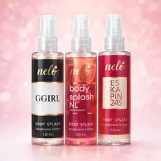 kit 3 Body Splash Desodorante Colônia 120ml - Nelô