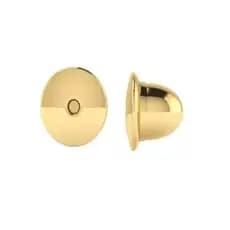 Tarraxa Brinco Baby Pressão O Par Tarracha Ouro 18k Eterno