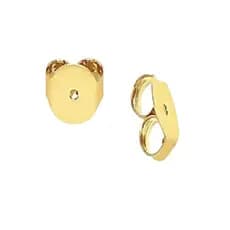 Tarracha De Brinco Em Ouro 18k Pequena O Par Estilo Borboleta
