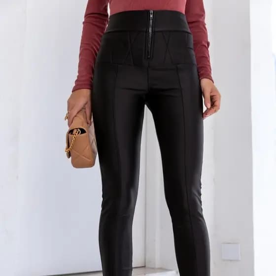 Calça Montaria Lipo X Malha Pradaa Com Bolso Levanta Bumbum