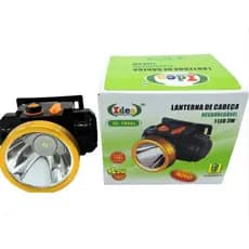 Lanterna de Cabeca 1 Led Recarregavel Com ajuste Cor Sortida