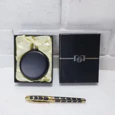Cantil Aço Inox Preto Luxo Legítimo 180ml Redondo 9x7x2 Cm