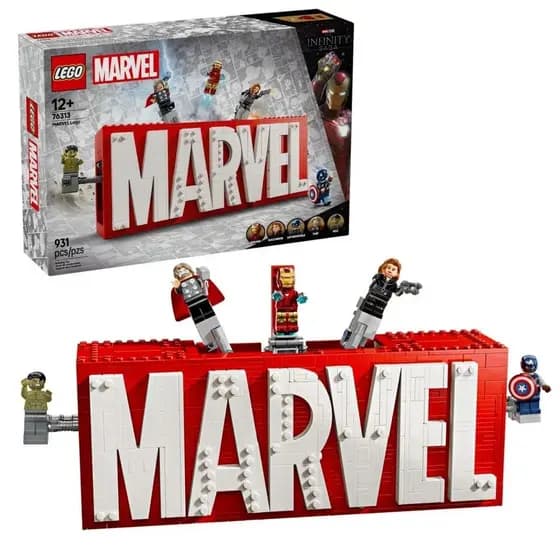Lego Marvel Vingadores Original 76313 Logo Com Minifiguras 931 Peças