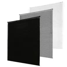 Persiana Cortina Horizontal Off 25mm PVC Rolo 140x130cm Sala Cozinha Quarto Janela Evolux