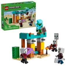 Lego Minecraft 21267 A Patrulha Do Deserto De Illager 105 Peças Construção