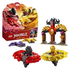 Lego Ninjago Batalha De Spinjitzu Dragão 71826 Com 186 Peças De Construção