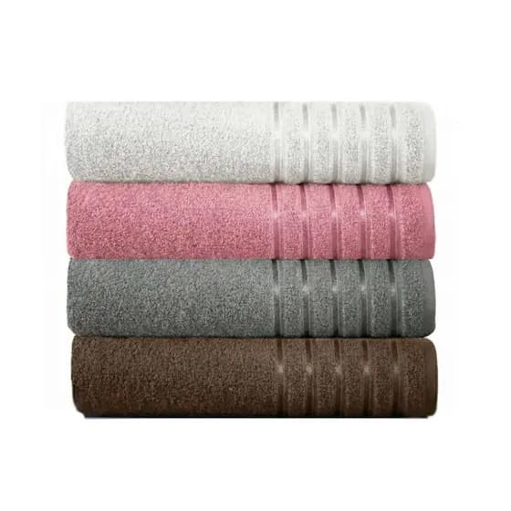 Kit 4 Toalhas De Banho 100% Algodão Felpuda Alta Absorção 70x140cm Comfort Teka