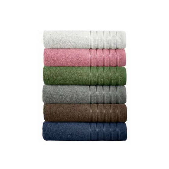 Kit 6 Toalhas De Rosto 45x75cm 100% Algodão Felpuda Comfort Teka