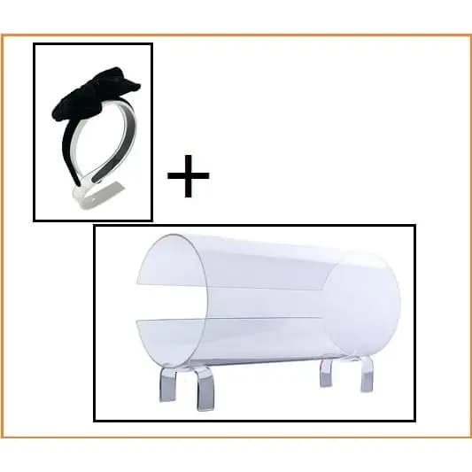 EXPOSITOR DE TIARA ACRIÍLICO ( KIT UNITÁRIO = MULTI 30CM).